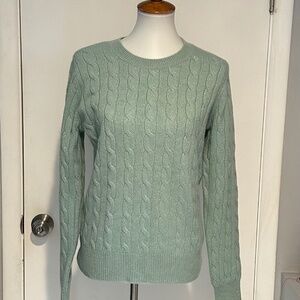 Vineyard Vines Cashmere Cable-Knit Crewneck Sweater - Size M - NEW‎ With Tags.